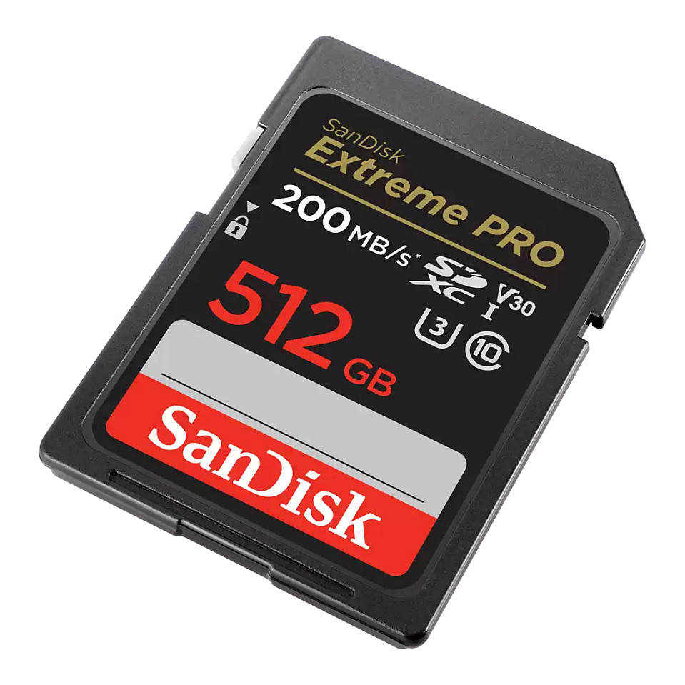 Kartë Memorie SanDisk Extreme PRO / 512GB / SDXC / UHS-I / Class 10 / U3 / V30 - 3
