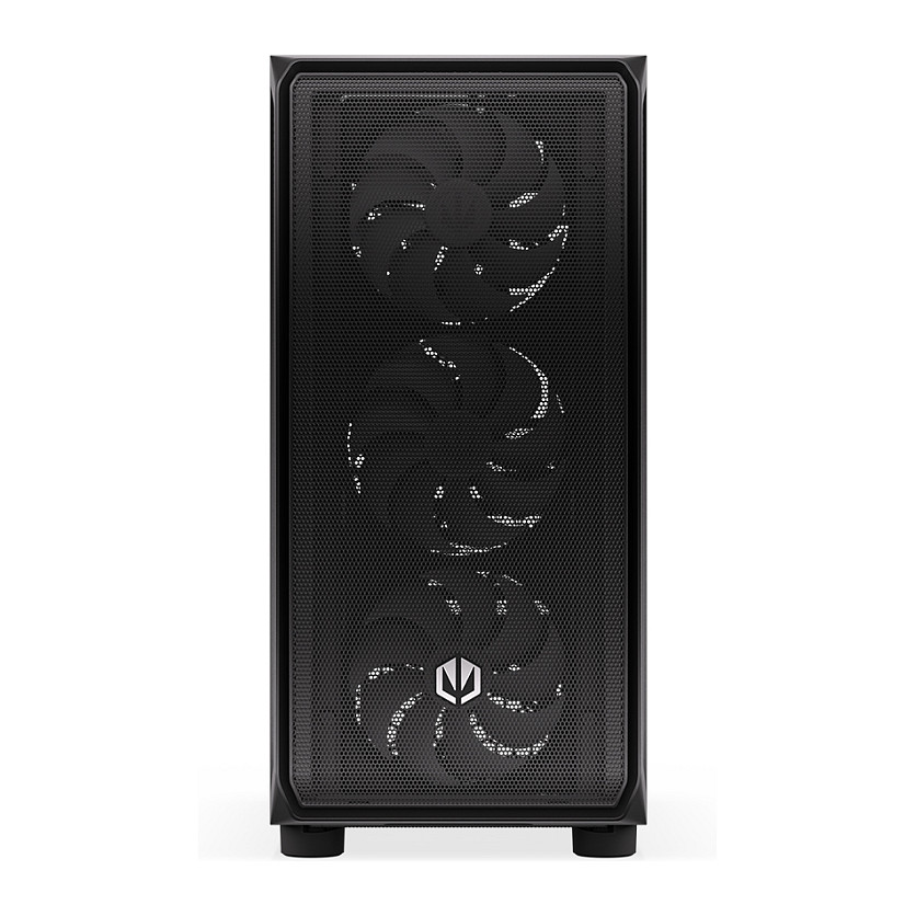 Kasë PC ENDORFY Arx 500 ARGB / ATX / ITX / Micro ATX / 4x 140mm ARGB Fan / SSD 2.5" / HDD 2.5"/3.5" - Zezë - 24