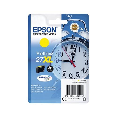 INK Epson 27XL / 10.4ml / 1.100 faqe – Verdhë