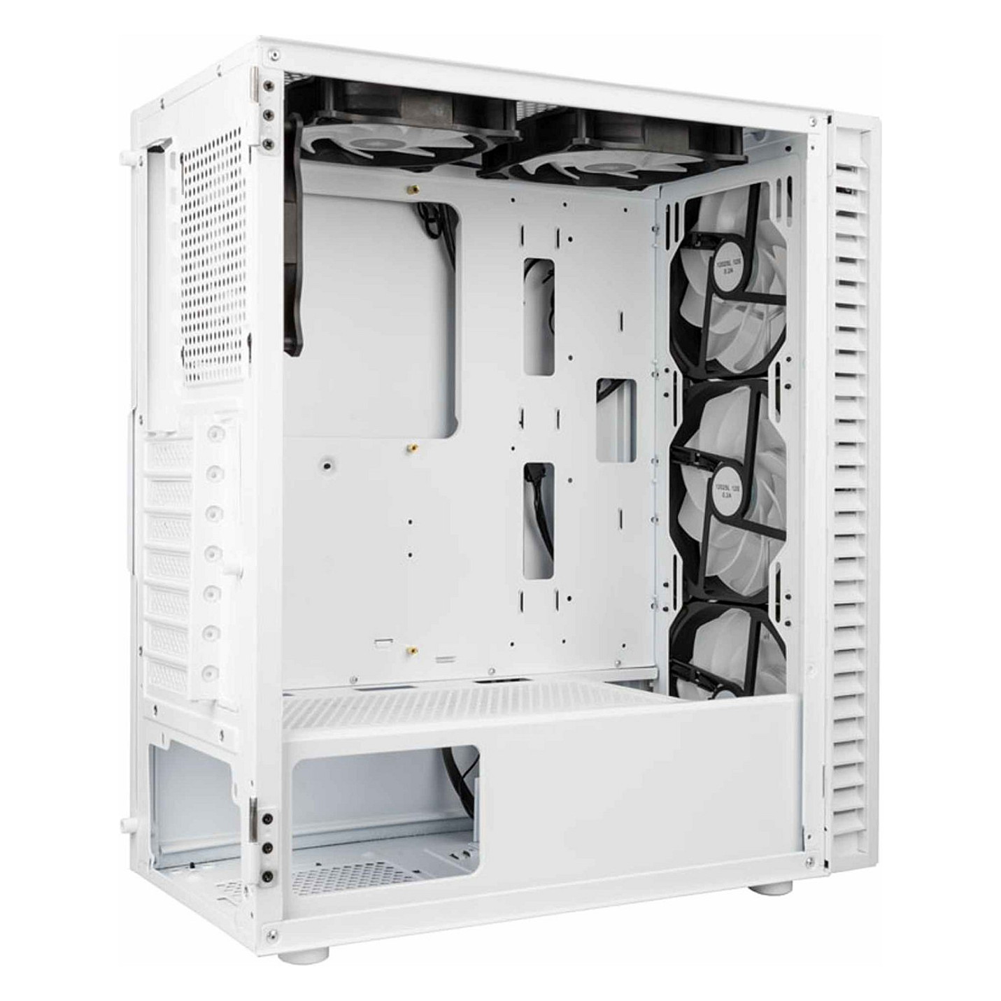 Kasë PC Kolink Observatory HF Glass ARGB / Midi Tower / ATX / 6x 120/140mm ARGB Fan / Tempered Glass - Bardhë - 10