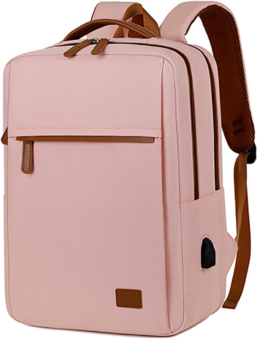 Çantë për Laptop S2305 / B53-68 / 15.6 Inch / Polyester / Water-Repellent / Wear-resistant / USB Charging / Pink