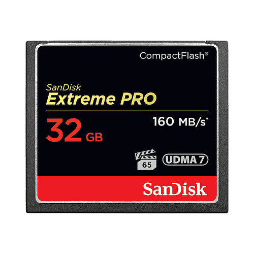 Kartë Memorie SanDisk Extreme PRO / 32GB / CompactFlash (CF) / 160MB/s