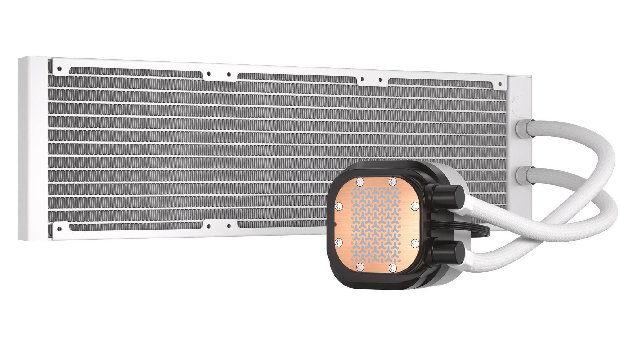 Ftohës me ujë për procesor Corsair NAUTILUS 360 RS ARGB / 360mm / 3x 120mm ARGB Fan / CW-9060095-WW – Bardhë - 8