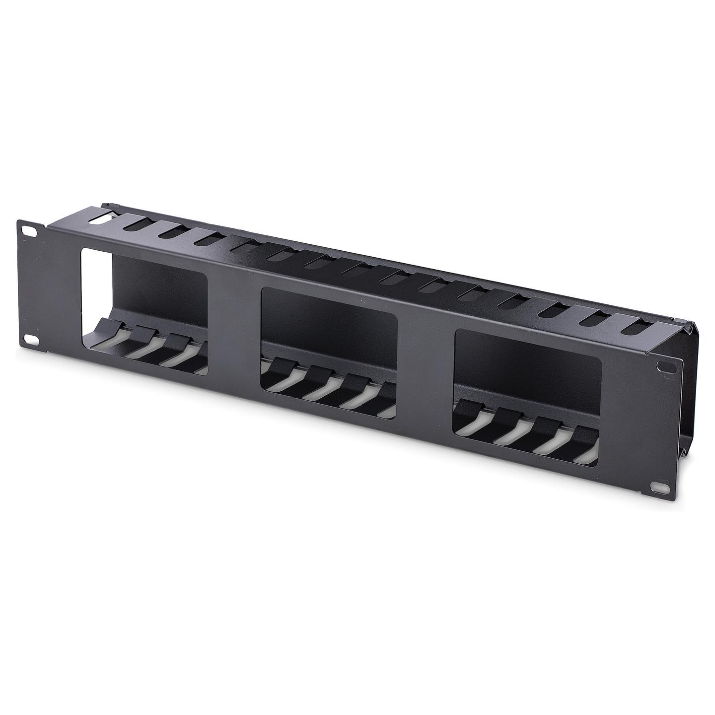 Aksesor Rack StarTech.com CMDUCT2U, Menaxhim Kabllosh, 2U, 19", me Kapak - Zezë - 11