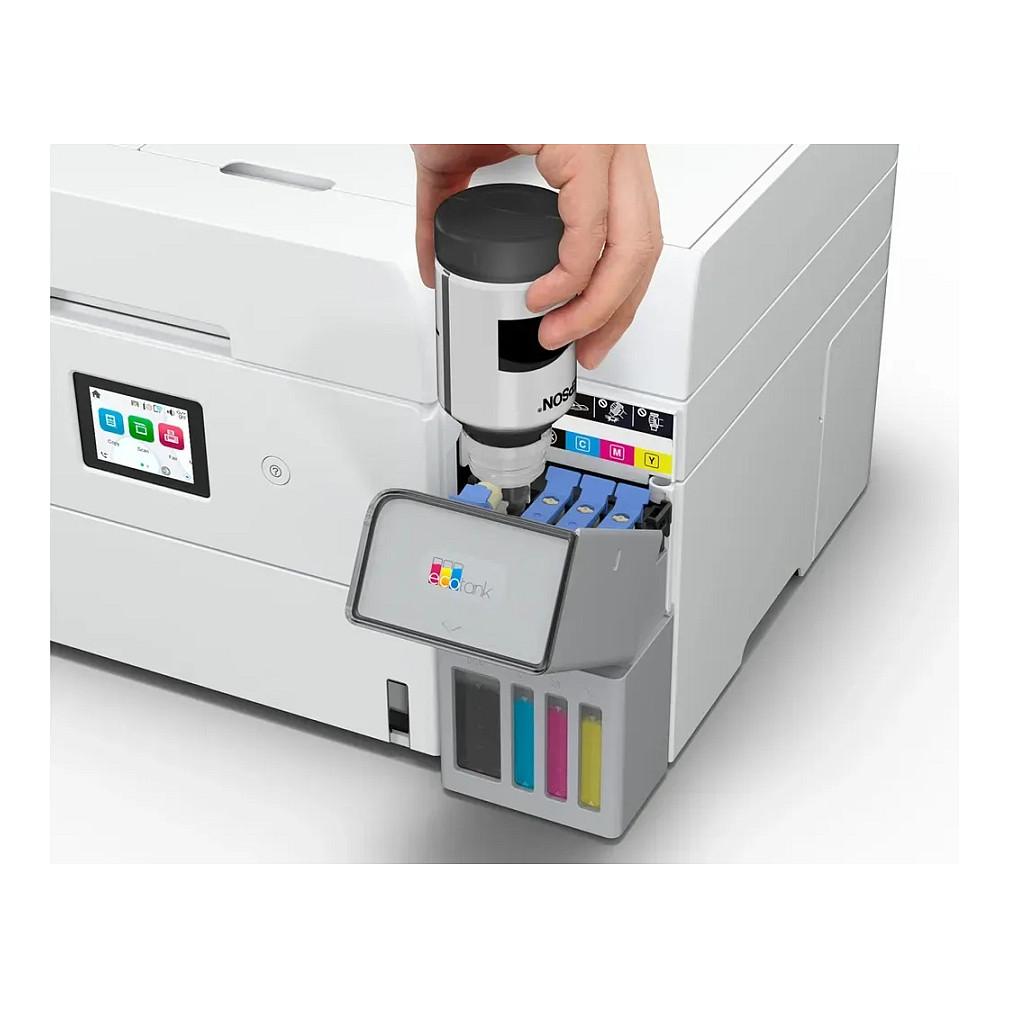 Printer Multifunksional Epson EcoTank ET-4956, A4, Wi-Fi, me rezervuarë boje - Bardhë - 6