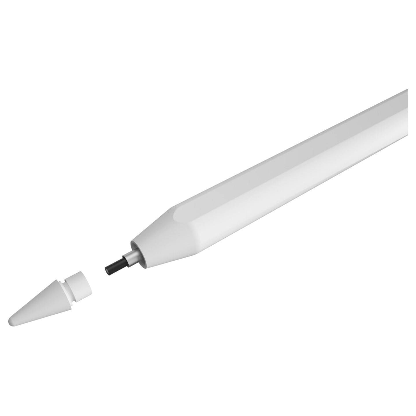 Laps DEQSTER Pencil C1 80-3000 / USB-C / Palm Rejection / Tilt Detection / Deri 18 Orë - Bardhë - 2