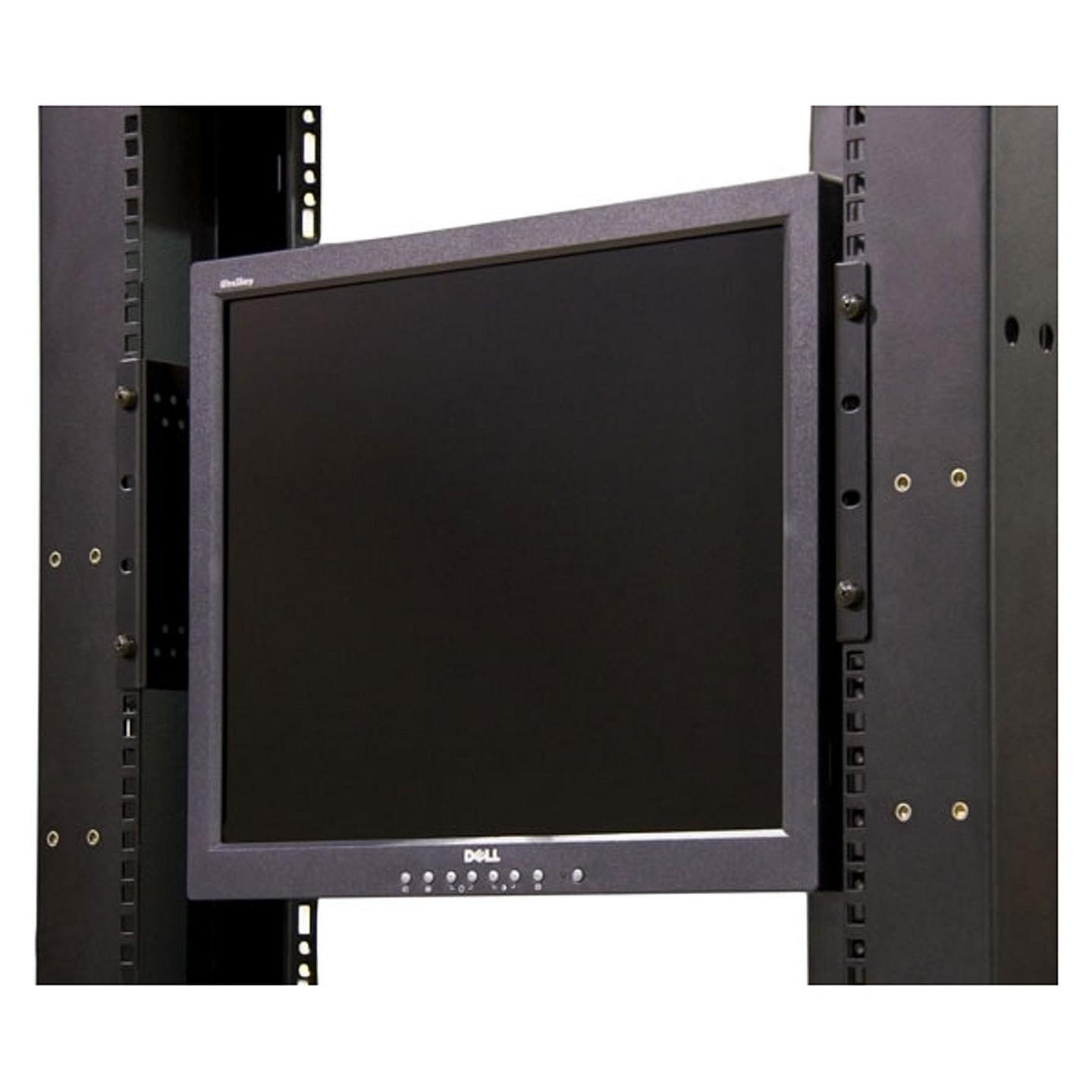 Mbajtëse për Monitor StarTech.com RKLCDBK , Rack 19" , 4U , VESA 75x75 & 100x100 , thellësi e rregullueshme - Zezë - 4