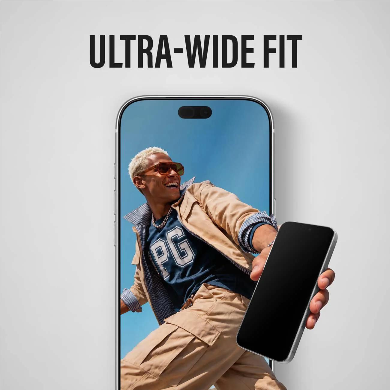 Mbrojtës Ekrani PanzerGlass 2-Way Privacy / iPhone 17 Pro Max, 18 Pro Max / Xham i Temperuar / Privacy 2-Kahësh / Ultra-Wide FastFit - Transparente - 4