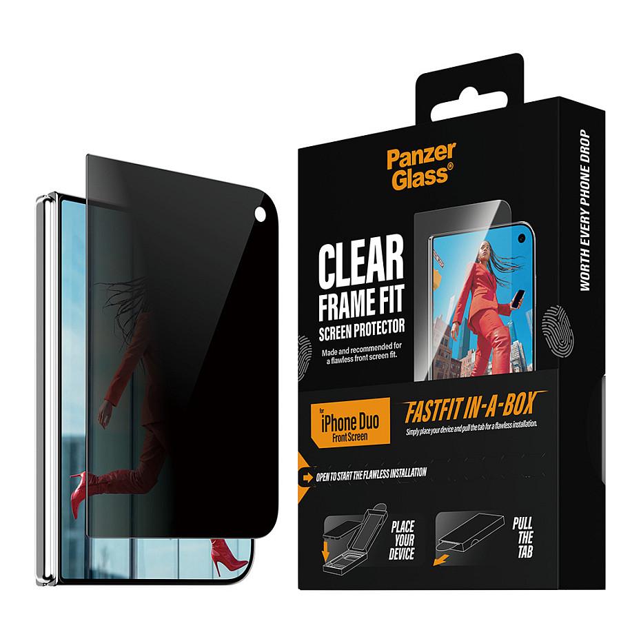 Mbrojtës Ekrani PanzerGlass 2-Way Privacy, iPhone Duo, Front - Transparente - 4