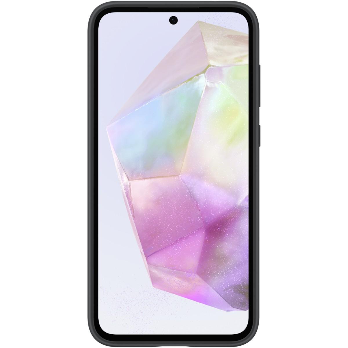 Case për Telefon Samsung Silicon për Galaxy A35 - Zezë - 2