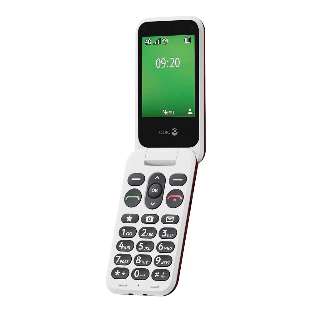 Telefon i thjeshtë Doro Leva E22 LTE – Kuqe - 4