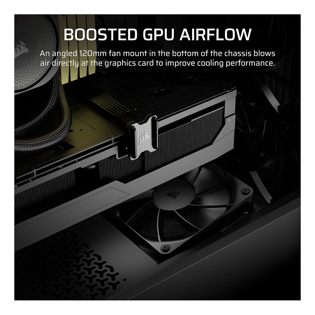 Kasë PC Corsair 3200D RS / Mid Tower / ATX / 3x 120mm Fan / Tempered Glass / Mesh / 360mm Radiator - Bardhë - 5