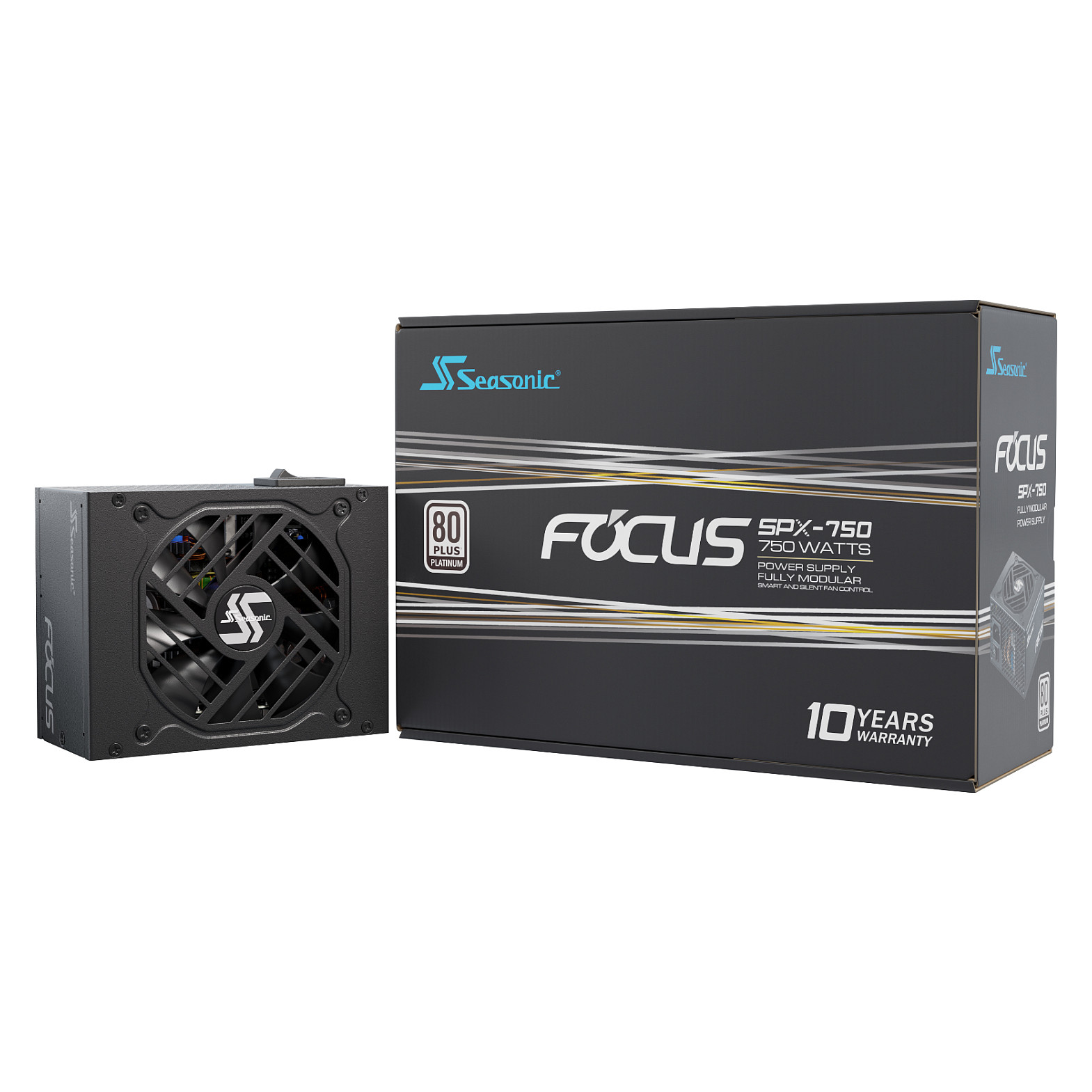 Furnizues Energjie Seasonic FOCUS-SPX-750 / 750W / CFX / 80 PLUS Platinum / Fully-Modular - Zezë - 6