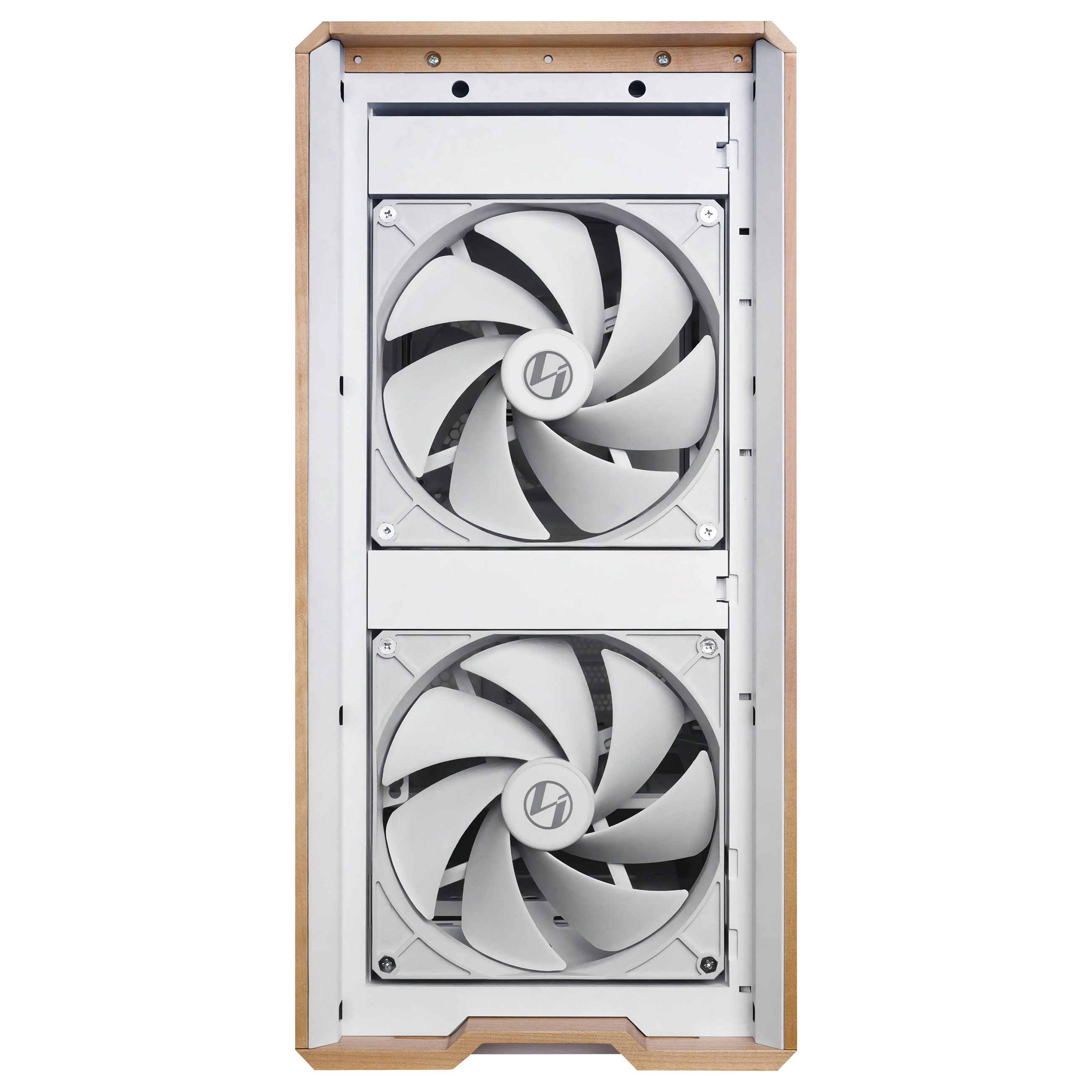 Kasë Lian Li LANCOOL 217 / Midi Tower / E-ATX / 2x 170mm + 3x 120/140mm Fan / Tempered Glass - Bardhë - 7