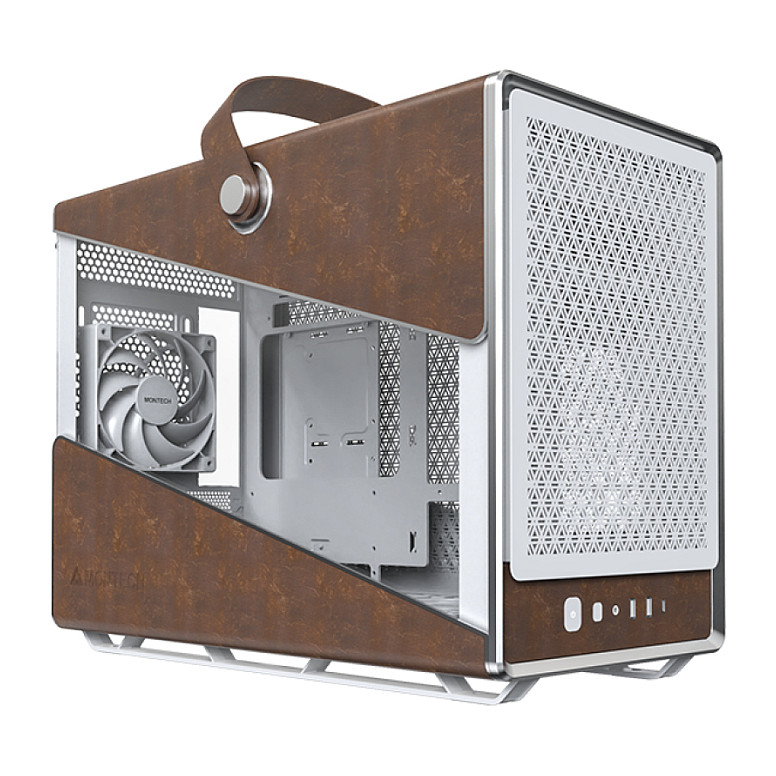 Kasë Montech Heritage PRO / Midi Tower / Micro-ATX / 4x 120mm Fan - Bardhë - 2