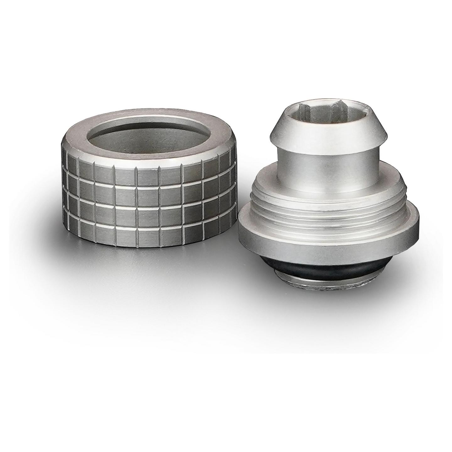Aksesor për Ftohës Fitting Thermal Grizzly DeltaMate ST13, G1/4", 13/10 mm, Nickel Mat - Argjend - 2