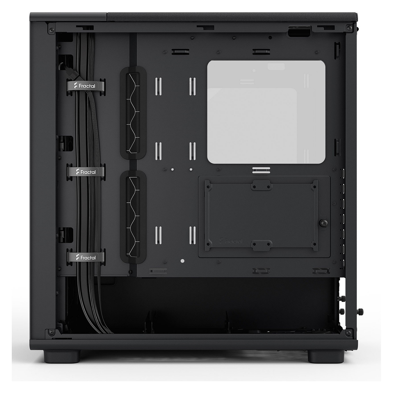 Kasë PC Fractal Design Epoch Black TG Light Tint / Midi Tower / 3x 120mm Fan / ATX / SSD 2.5" - Zezë - 14