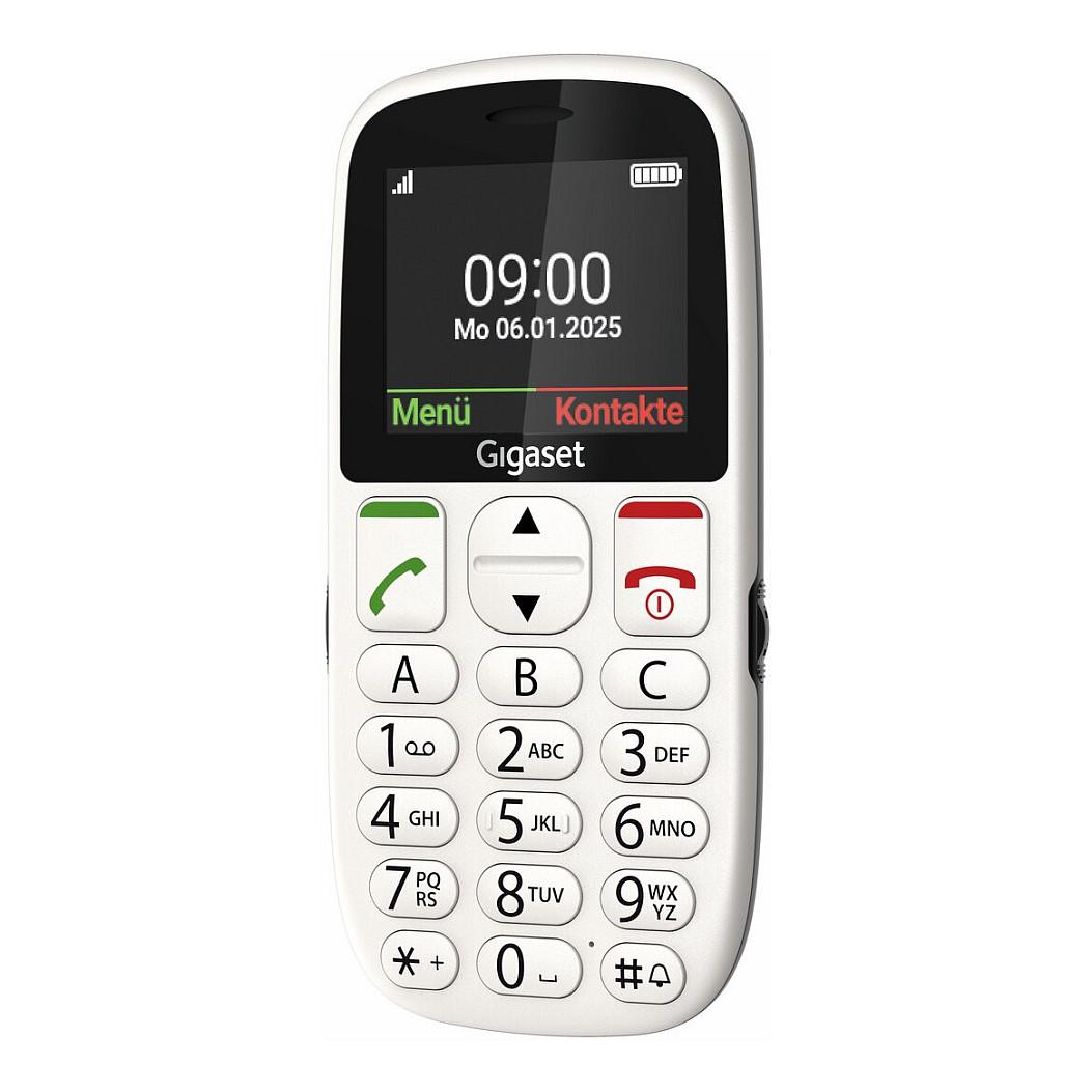 Telefon i Thjeshtë Gigaset GL395, 2G, Ekran 2.2" TFT me Ngjyra, 32MB RAM, 32MB Memorie, Buton SOS, IP44 - Bardhë - 3