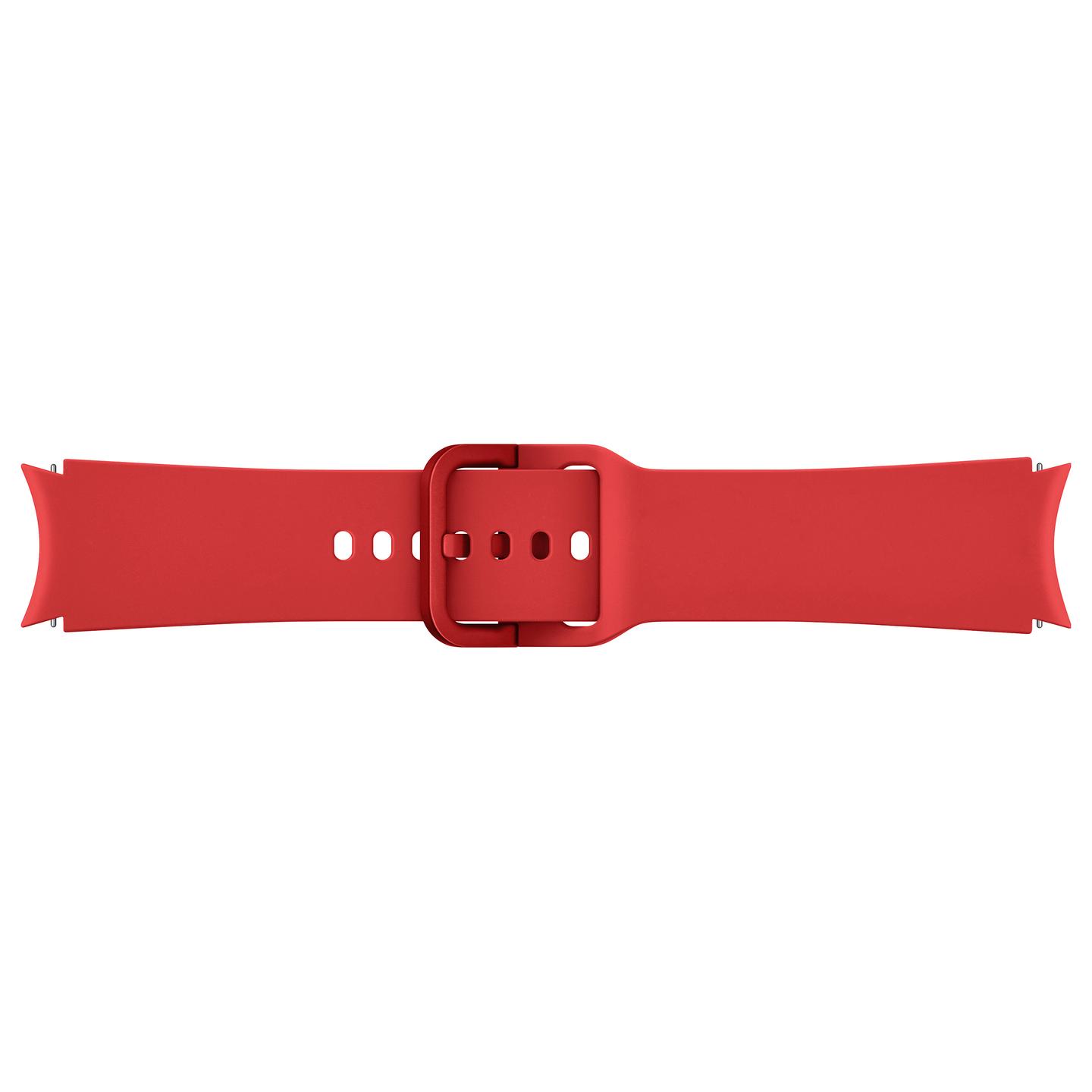 Rrip për Orë Samsung Galaxy Watch4, Sport Band, 20mm, S/M – Kuqe - 3
