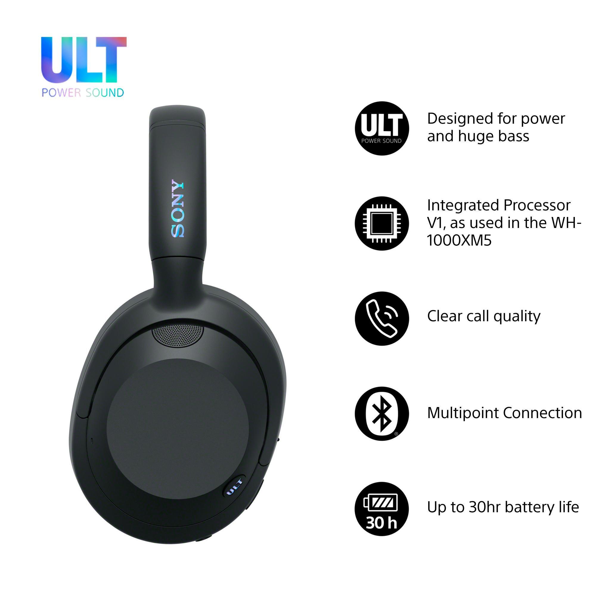 Kufje pa kabllo Sony ULT WEAR WH-ULT900N / WHULT900NB.CE7 / Bluetooth 5.2 / Active Noise Cancellation / LDAC / 40mm Driver - Zezë - 2