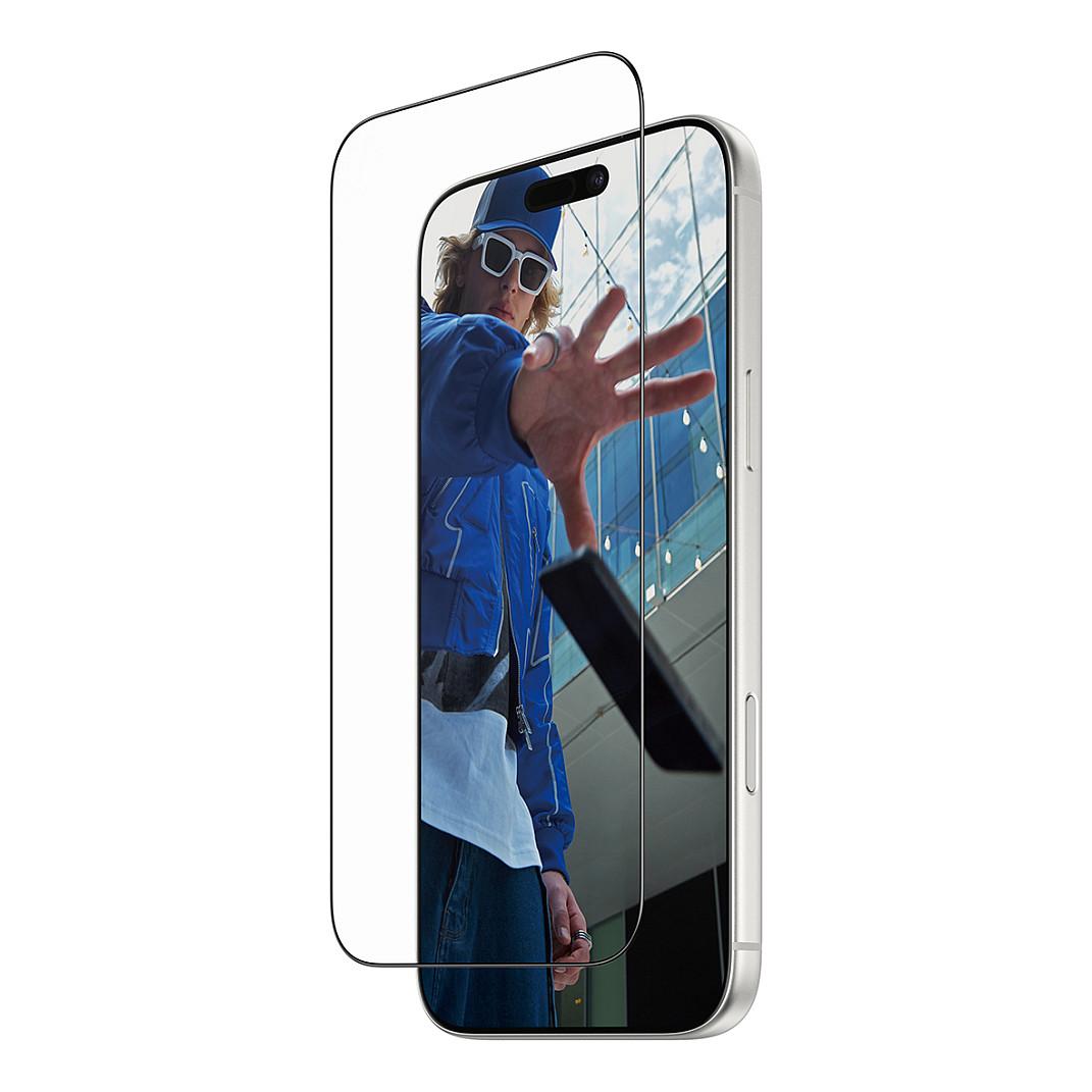 Mbrojtëse Ekrani PanzerGlass për iPhone 17 Pro Max, Ultra-Wide Fit, FASTFIT IN-A-BOX - Transparente/Zezë