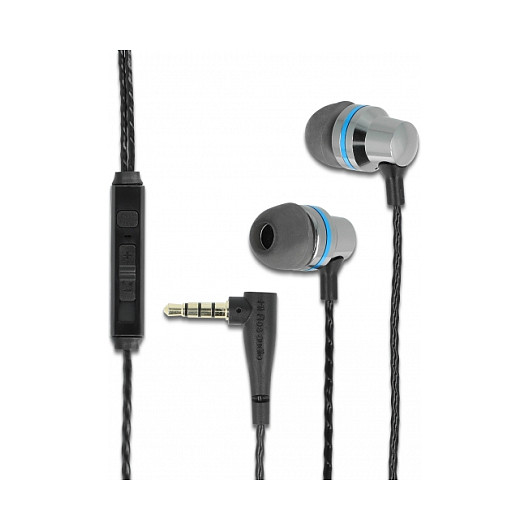 Kufje me kabllo DeLOCK 27183 / In‑Ear / 3.5mm / Driverë 10mm / 20–25.000 Hz / Mikrofon – Hiri