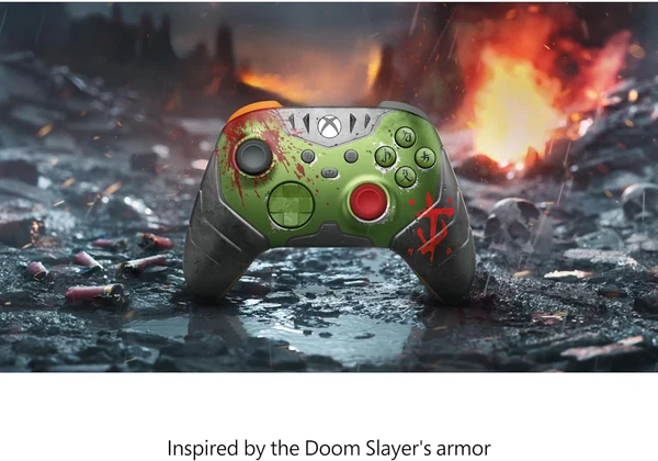 Kontroller për PC / Xbox DOOM: The Dark Ages Limited Edition / Wired & Wireless – Gjelbër - 2