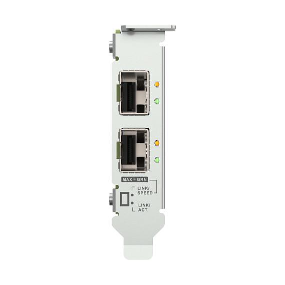 Karta të Rrjetit QNAP QXG-25G2SF-E810, PCI Express 4.0 x8, 2x 25 Gigabit SFP28, 10/25Gbps, Intel E810-XXVAM2, Low Profile + Full Height - Blu - 8