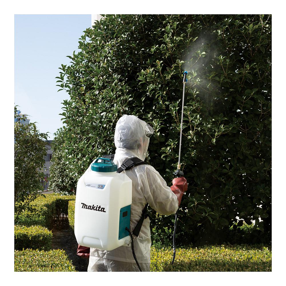Spërkatës me Bateri Makita DUS158Z, 18V, 15L, 5bar, 1.7L/min - Bardhë/Blu - 10