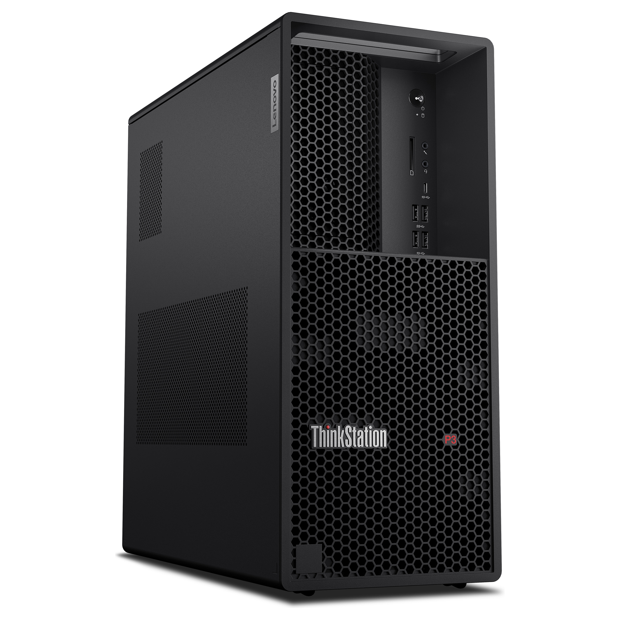 Kompjuter për Punë Lenovo ThinkStation P3 Tower / Intel Core i7-14700K / 32GB DDR5 / 512GB - Zezë - 2