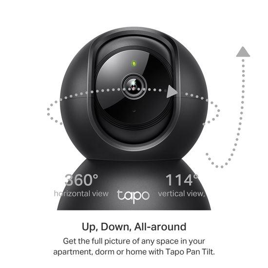 Kamerë TP-Link Tapo C211 Wi-Fi 2K 3MP Pan/Tilt - Zezë - 3
