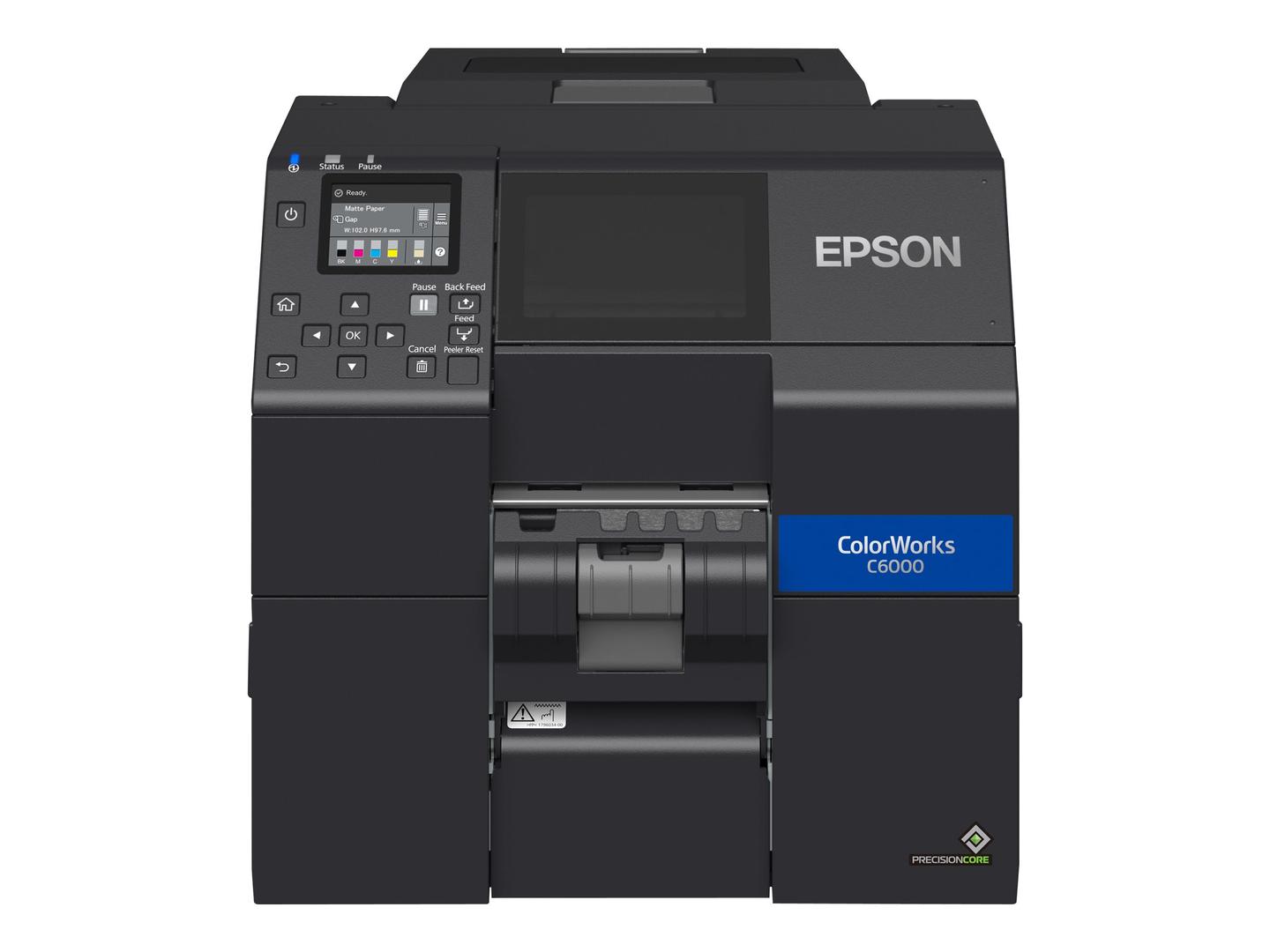 Printer Label Epson ColorWorks CW-C6000AE, 4 Ngjyra, 1200x1200DPI, 119mm/s, Ethernet, USB, Auto Cutter - Zezë - 2