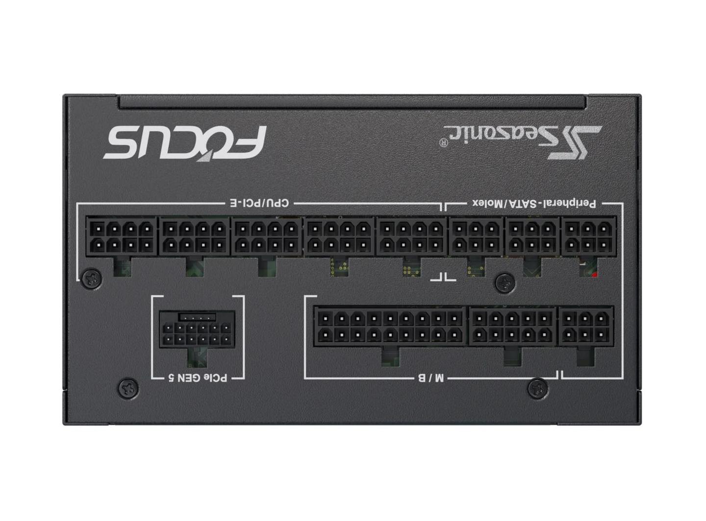 Furnizues Energjie Seasonic Focus GX-1000 / FOCUS-GX-1000-V4 / 1000W / 80 PLUS Gold / Fully Modular / ATX 3.1 / PCIe 5.1 – Zezë - 2