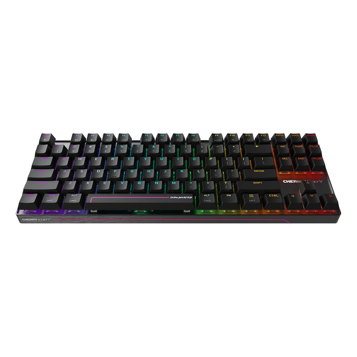 Tastierë Gaming CHERRY XTRFY MX 8.2 Pro TMR Wireless / US Layout / TKL / 87 Taste / Magnetic-Mechanical / 8000 Hz / 2.4 GHz + Bluetooth + USB / RGB – Zezë - 2