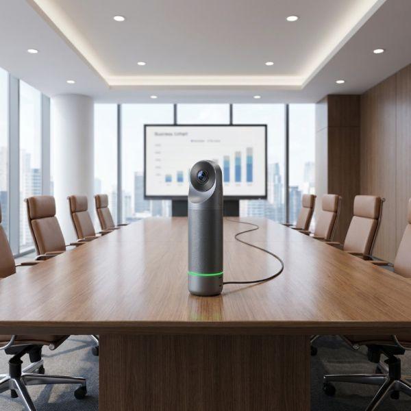 Sistem për Konferencë Kandao Meeting Pro 2 / 360° / 4K / 12 MP / 8 Mikrofonë / 10W Speaker / Wi-Fi 6 - Zezë - 5