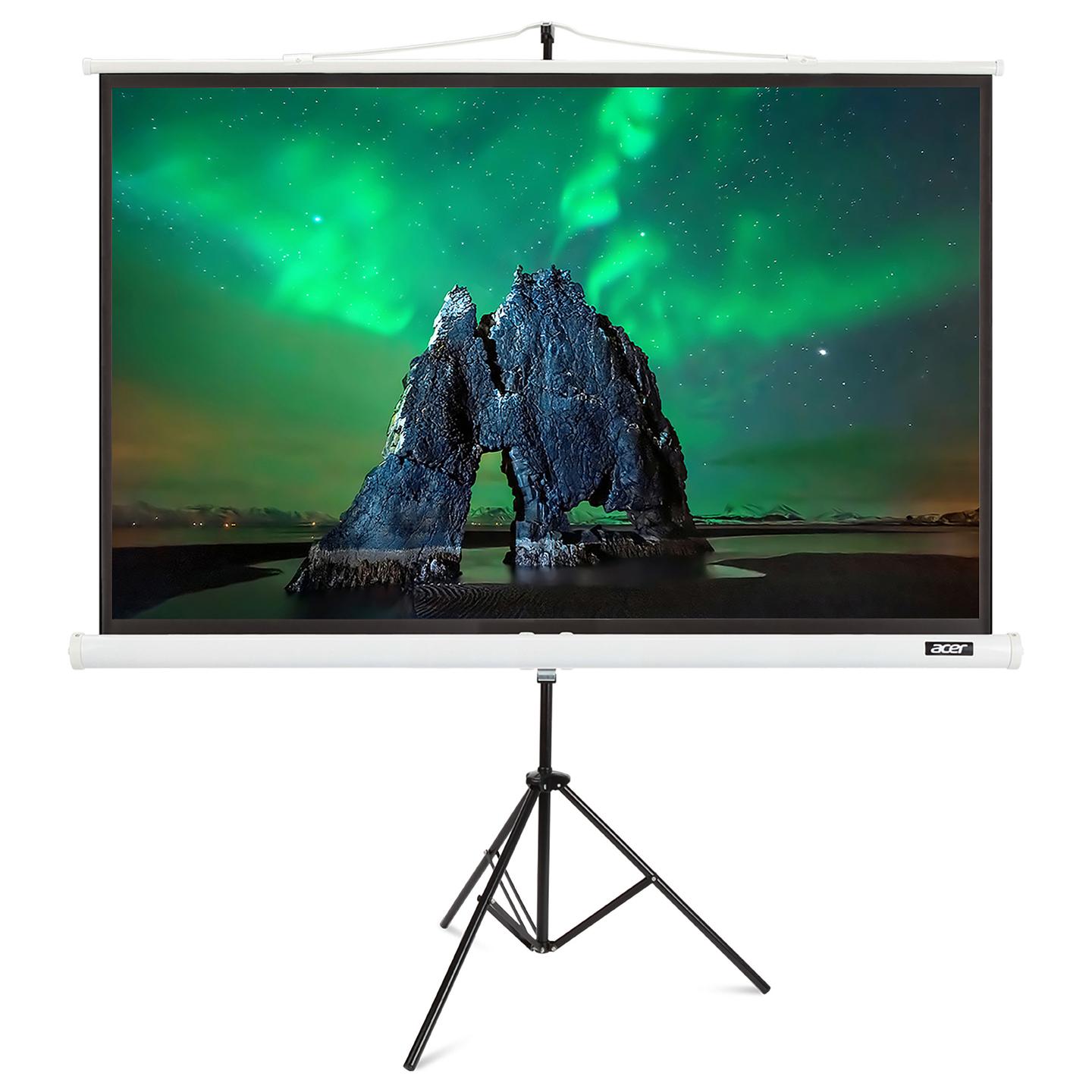 Ekran Projektesh Acer T82-W01MW / 82.5" / 16:10 / Tripod – Bardhë