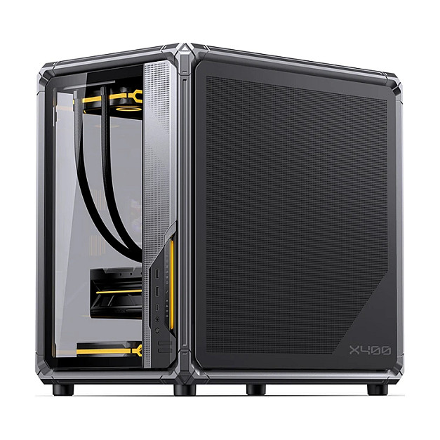 Kasë PC JONSBO X400 / Midi Tower / ATX / Back-Connect / Tempered Glass - Gri - 20