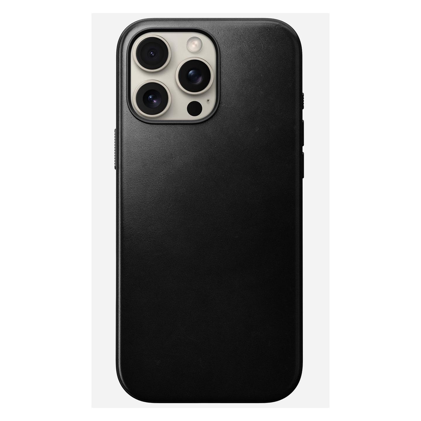 Aksesorë për telefon Nomad / Leather Case / Apple iPhone 16 Pro Max - Zezë - 2