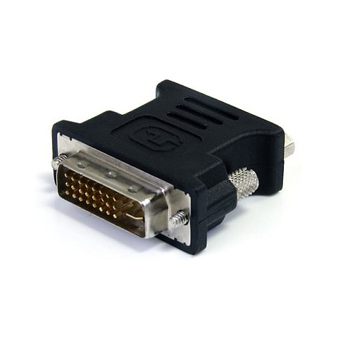 Kabllo DVI StarTech.com DVIVGAMFBK / DVI-I në VGA / Mashkull në Femër - Zezë