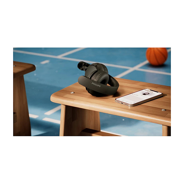 Kufje pa kabllo Philips TAH4000BK/00 / Bluetooth 6.0 / On-Ear / 20–20.000 Hz - Zezë - 8