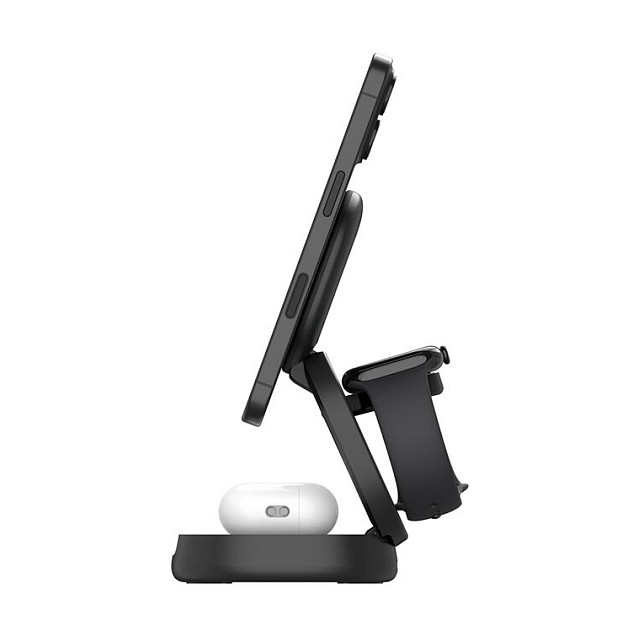 Karikues Pa Kabllo Belkin BoostCharge WIZ034KQBK / 3 në 1 / Qi2 15W / MagSafe / USB-C - Zezë - 3