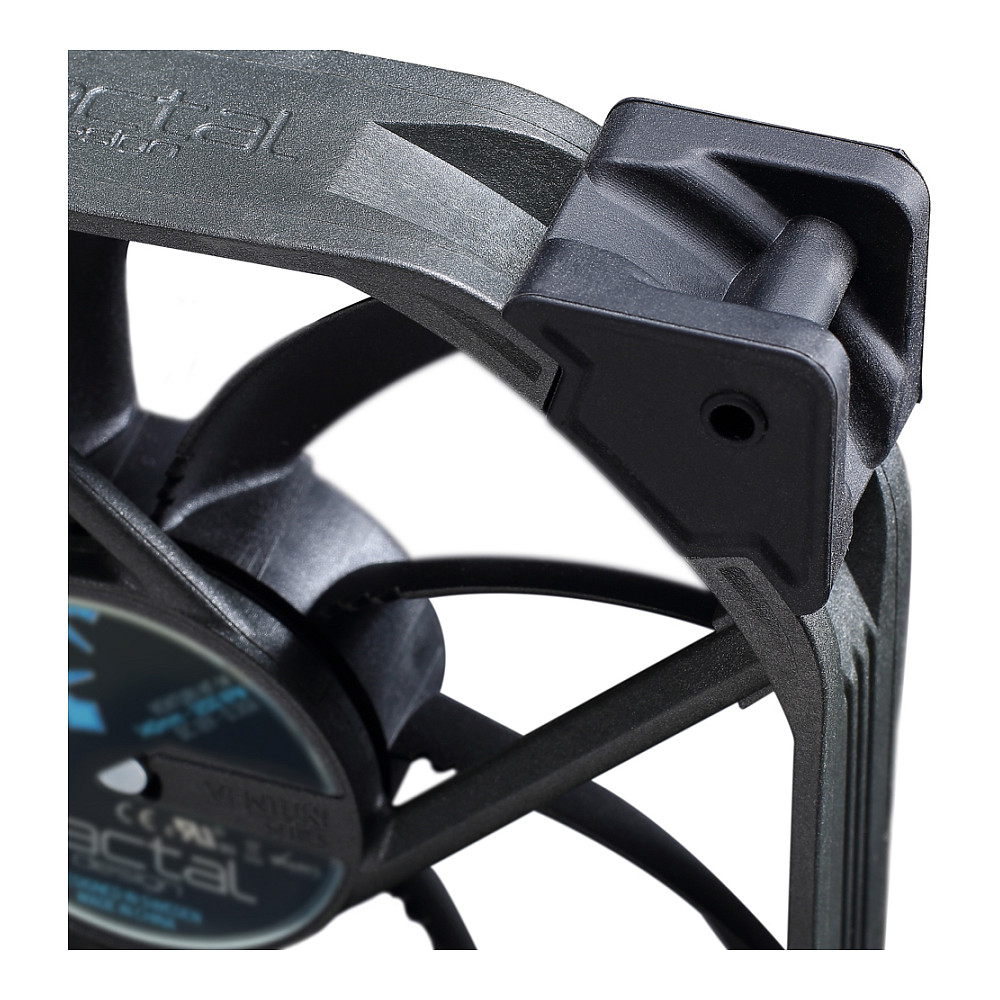 Ftohës për Kasë Fractal Design Venturi HF-14 / 140mm / 850-1200 RPM / 3-Pin – Zezë/Hiri - 2