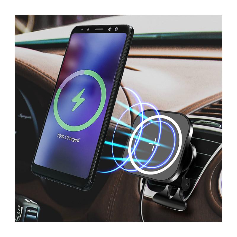 Adapter telefoni pĂ«r veturĂ« LogiLink PA0329 / Wireless Charging / Magnetic / 360° / 15W â ZezĂ« - 5
