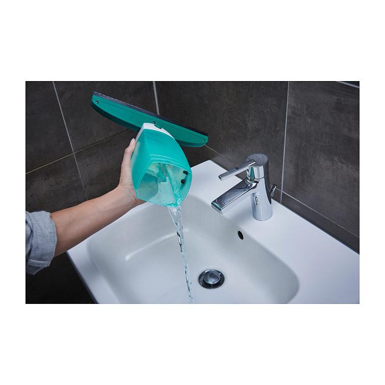Pastrues Xhamash LEIFHEIT Dry & Clean / Set / 28 + 17 cm / 38 Min - Bardhë/Gjelbër - 12