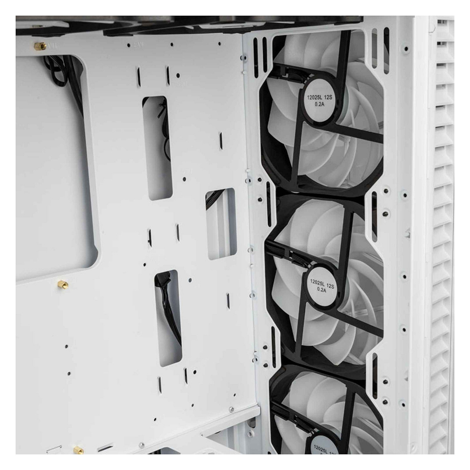 Kasë PC Kolink Observatory HF Glass ARGB / Midi Tower / ATX / 6x 120/140mm ARGB Fan / Tempered Glass - Bardhë - 9