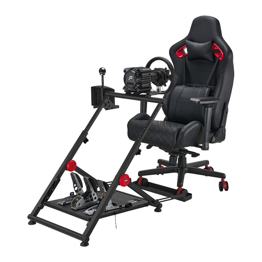Mbështetje për Timon & Pedale OPLITE Wheel Stand GT PRO V2 / OP-WS-GTP / E palosshme / 30 kg / Çelik / -15°/0°/+15° – Zezë - 6