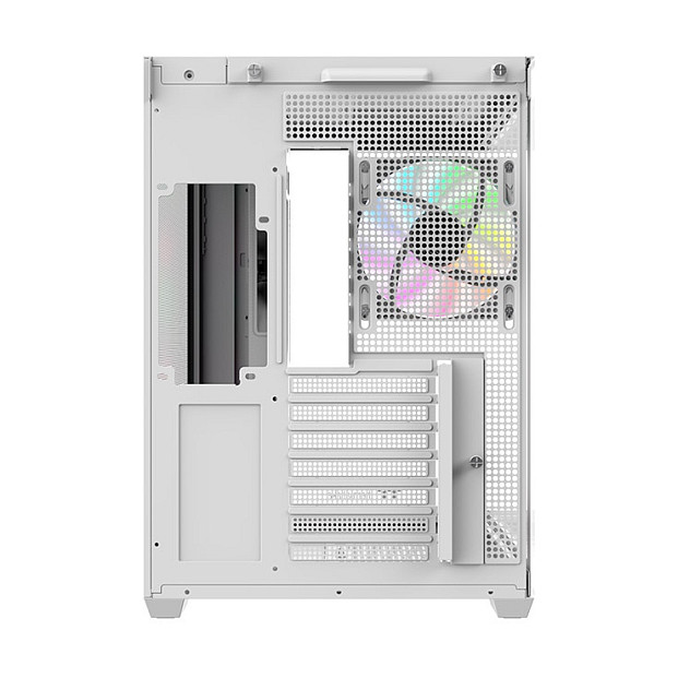 Kasë PC Thermaltake View 380 WS ARGB / Midi Tower / ATX / 4x 120mm ARGB Fan / Tempered Glass - Bardhë - 3