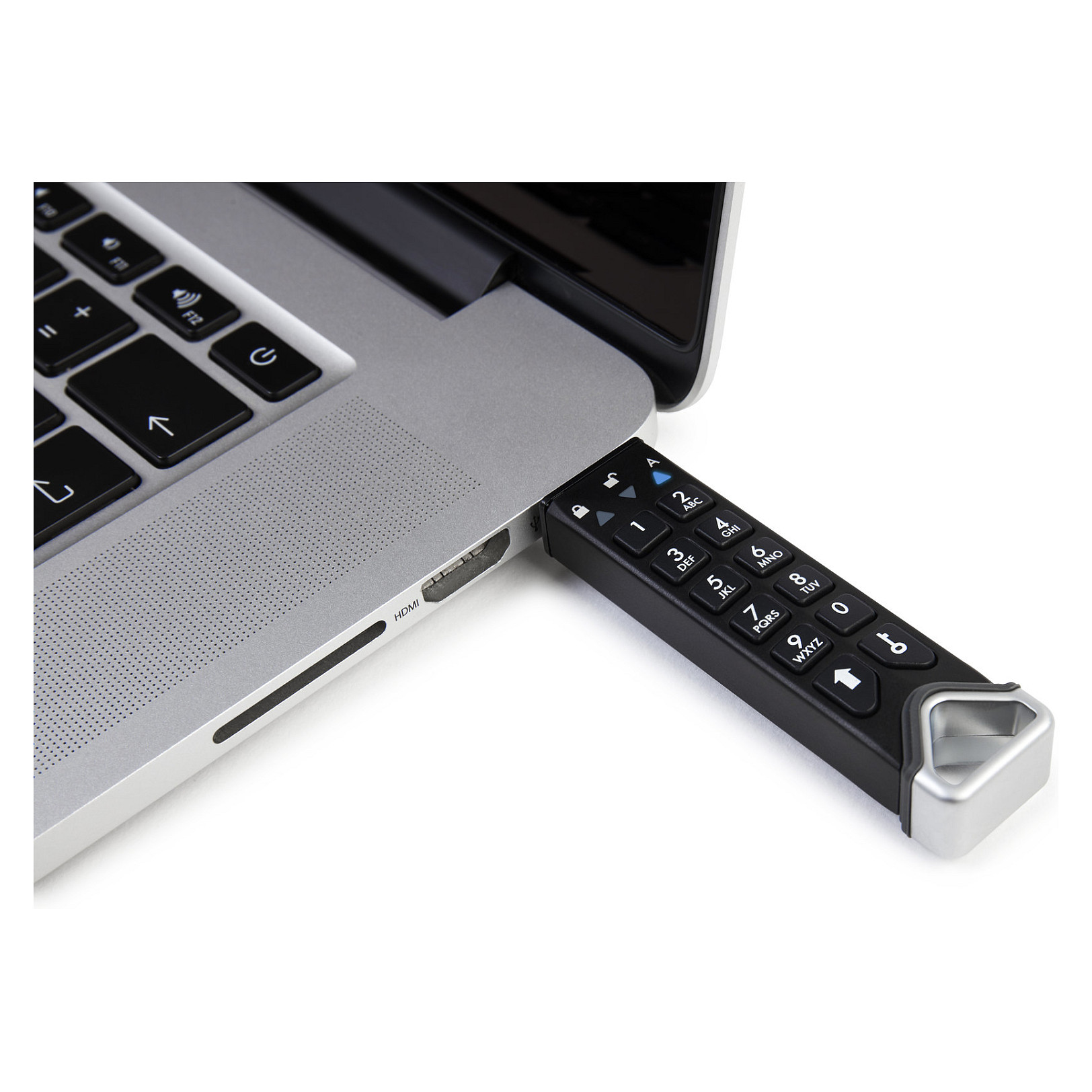 USB Flash Drive iStorage datAshur PRO2 / 32GB / USB Type-A / USB 3.2 Gen 1 / AES-XTS 256-bit / FIPS 140-2 Level 3 - Zezë - 4