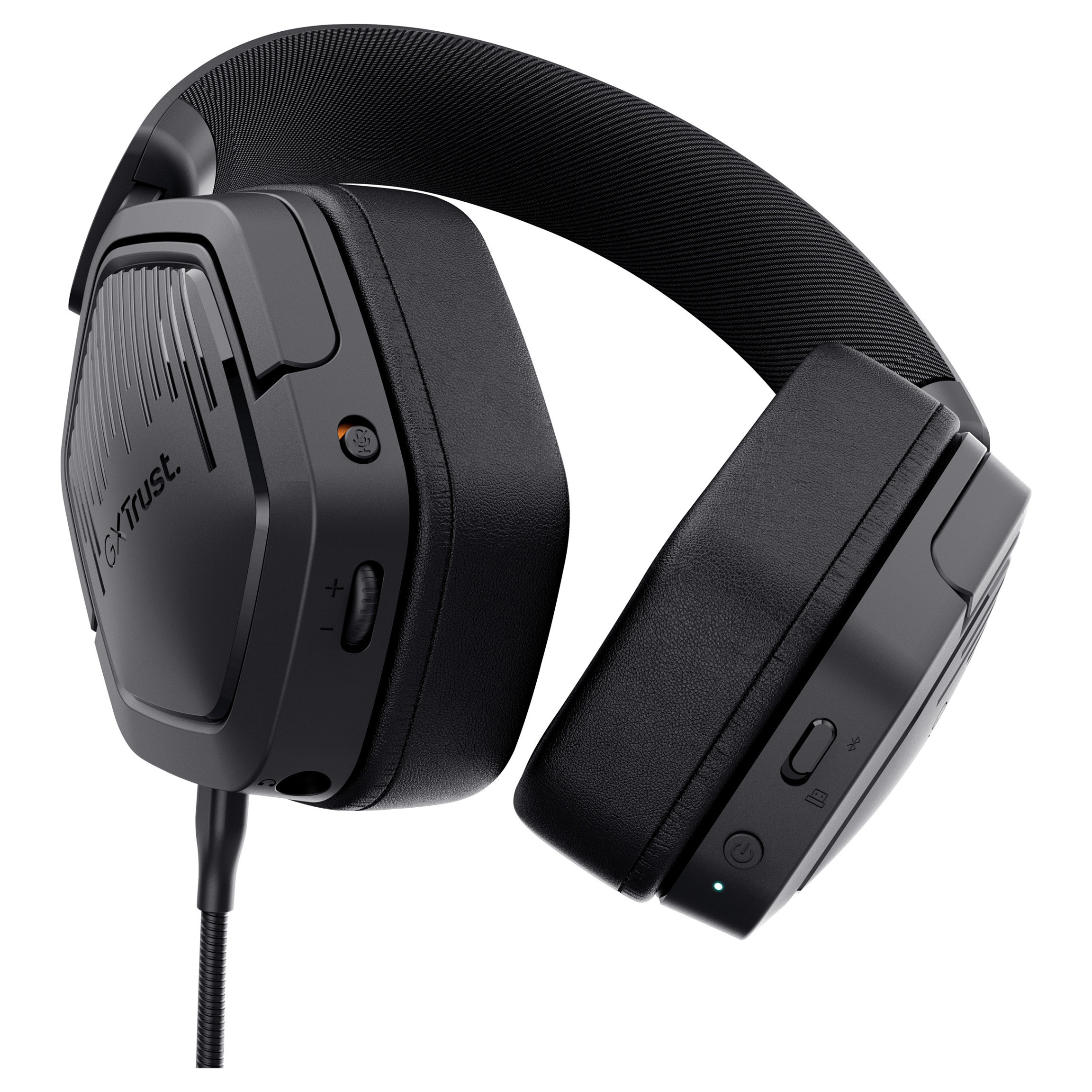 Kufje Gaming Trust GXT 493 Carus / Wireless / Over-Ear / 50 mm / 70 orë / Mikrofon – Zezë - 3