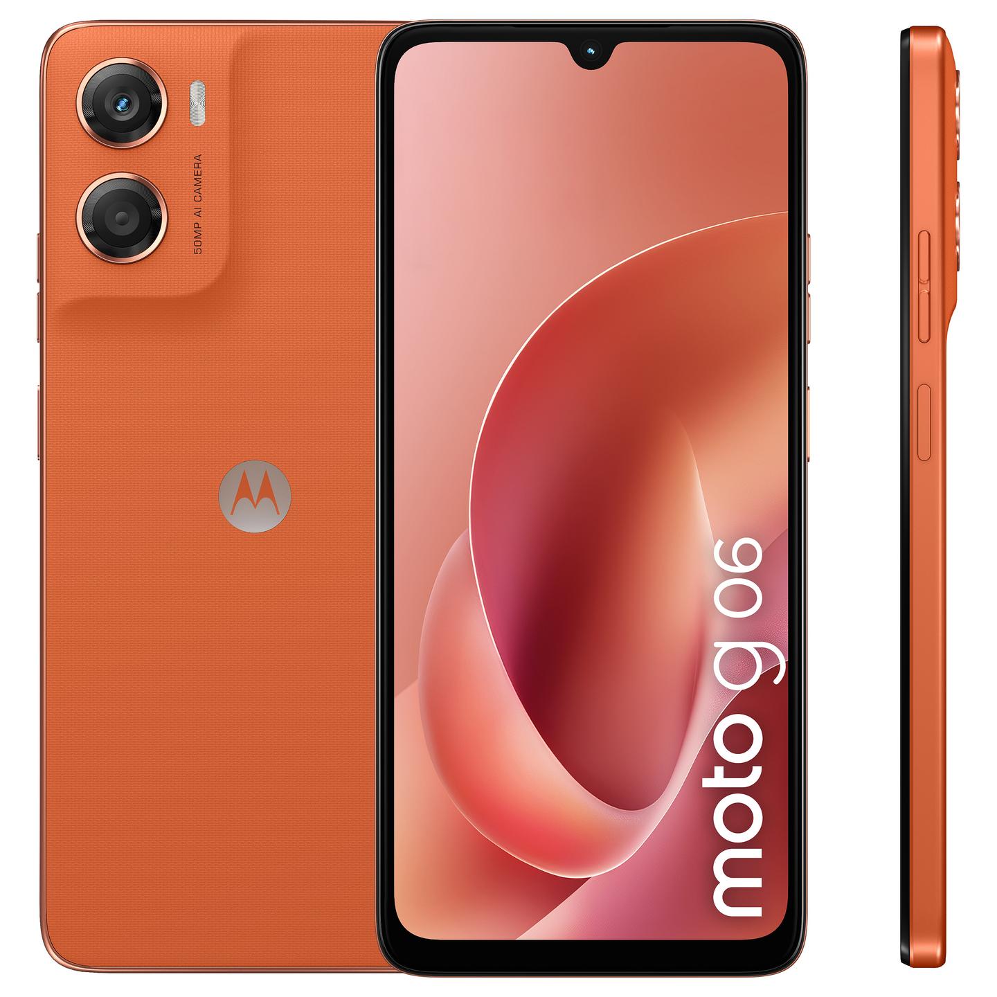 Telefon Motorola Moto G06, 4GB, 64GB, Dual SIM - Portokalli - 2